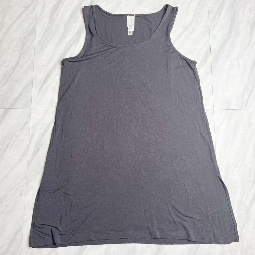 Wynne Layer Soft Gray Tunic Tank Medium